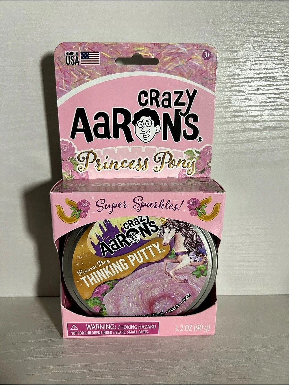Crazy Aaron's Princess Pony in Pink NWT